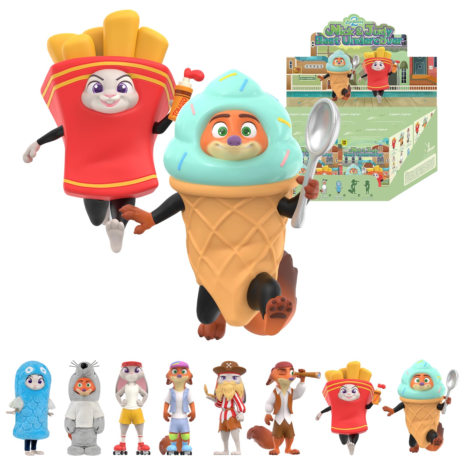 Amazon.co.jp: TOP TOY ディズニー(Disney) ズートピア2「最強変装