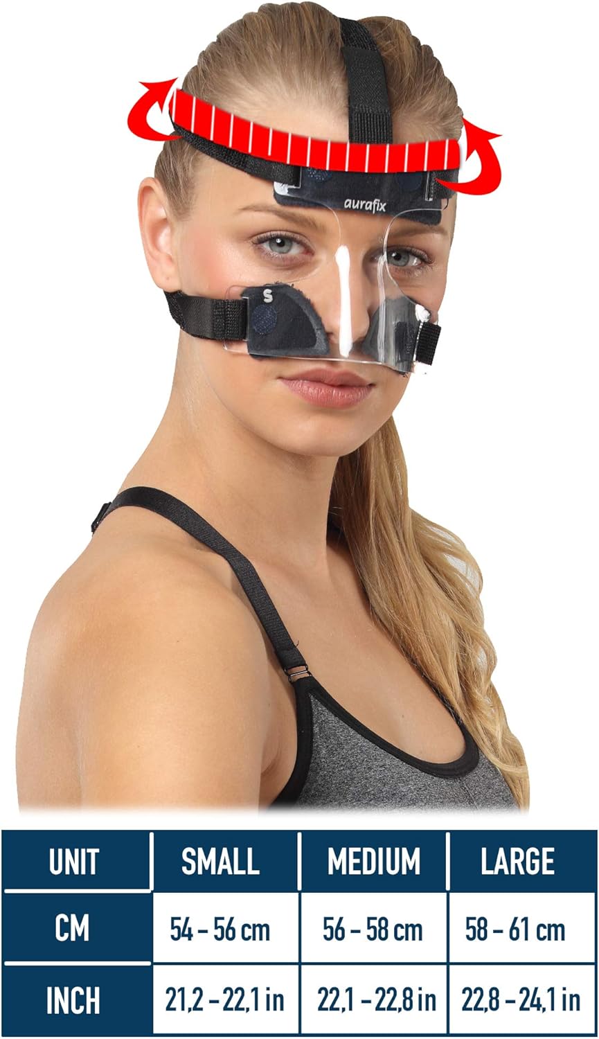 AURAFIX ORTHOPEDIC PRODUCTS Nose Guard for Broken Nose (M) : Sports & Outdoors