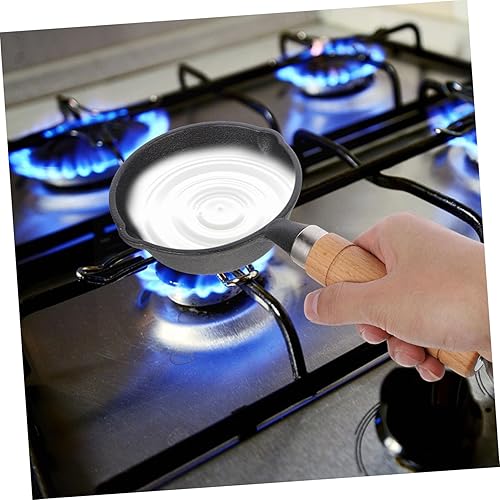 Miniatura 8 de Angoily Olla de salsa de sartén de hierro fundido, calentador de mantequilla, cacerola hirviendo, olla para derretir doble vertido, utensilios de