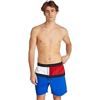 Tommy Hilfiger Uomo Pantaloncino da Bagno Long Drawstring con Coulisse