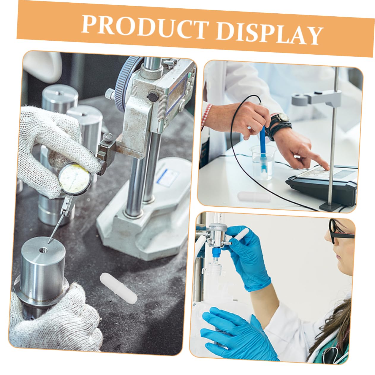 ULTECHNOVO 25pièces Barre Agitation Magnétique Ptfe Pour Laboratoire Outil De Mélange Polyvalent Et Pratique Pour Expériences Scientifiques