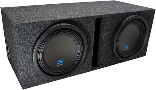 Miniatura 1 de Alpine Bundle compatible con caja de subcaja universal S-W10D2 tipo S de 10 pulgadas con carga personalizada