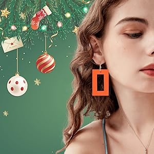 GELVTIC Leather Earrings for Women, Dangle Earrings Drop Lightweight Fashion for Girls, Gifts for Her