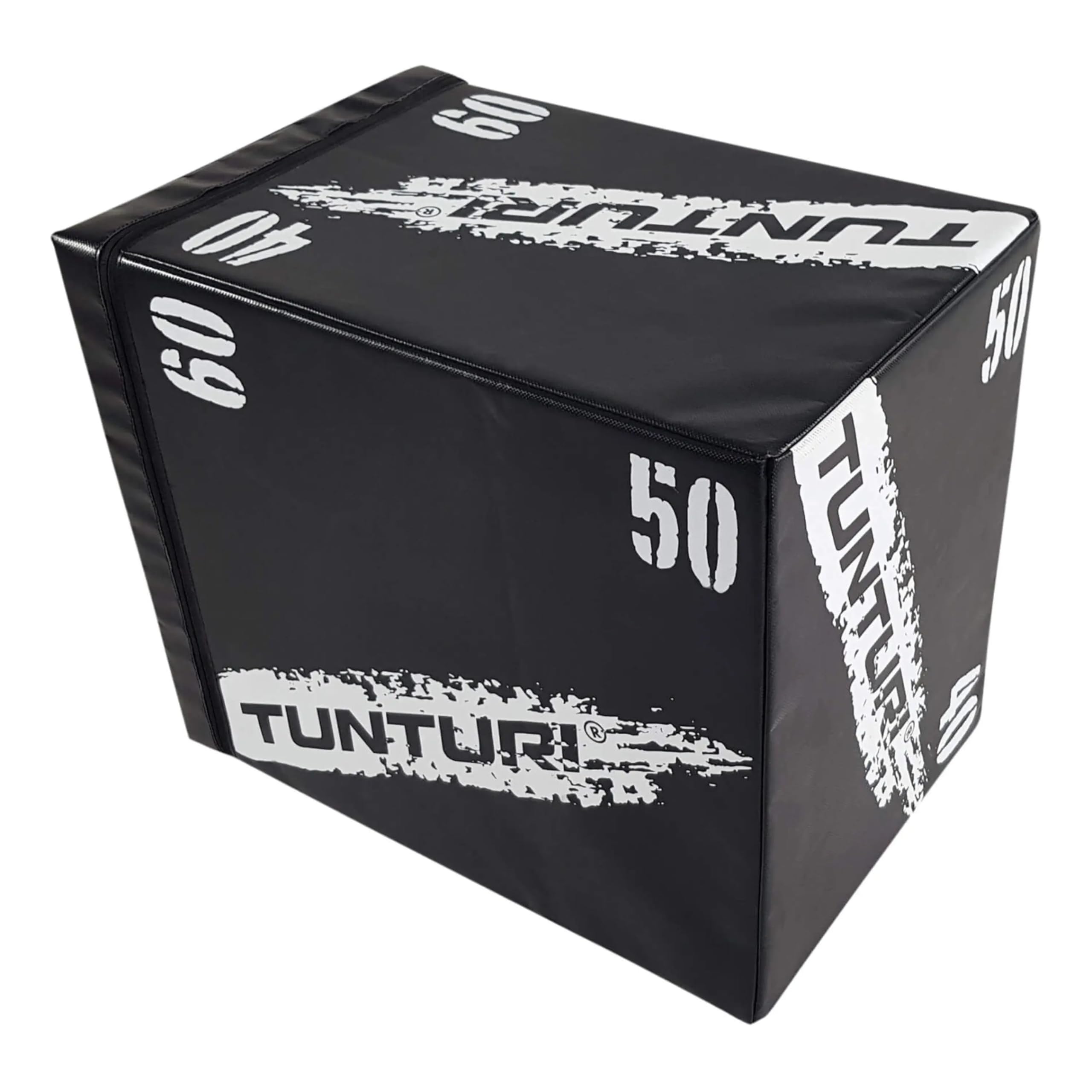 Jump-Box, Plyo Box mit Höhenmarkierung, multifunktionales Workout, Kondition und Maximalkraft Holz 40/50/60 cm
