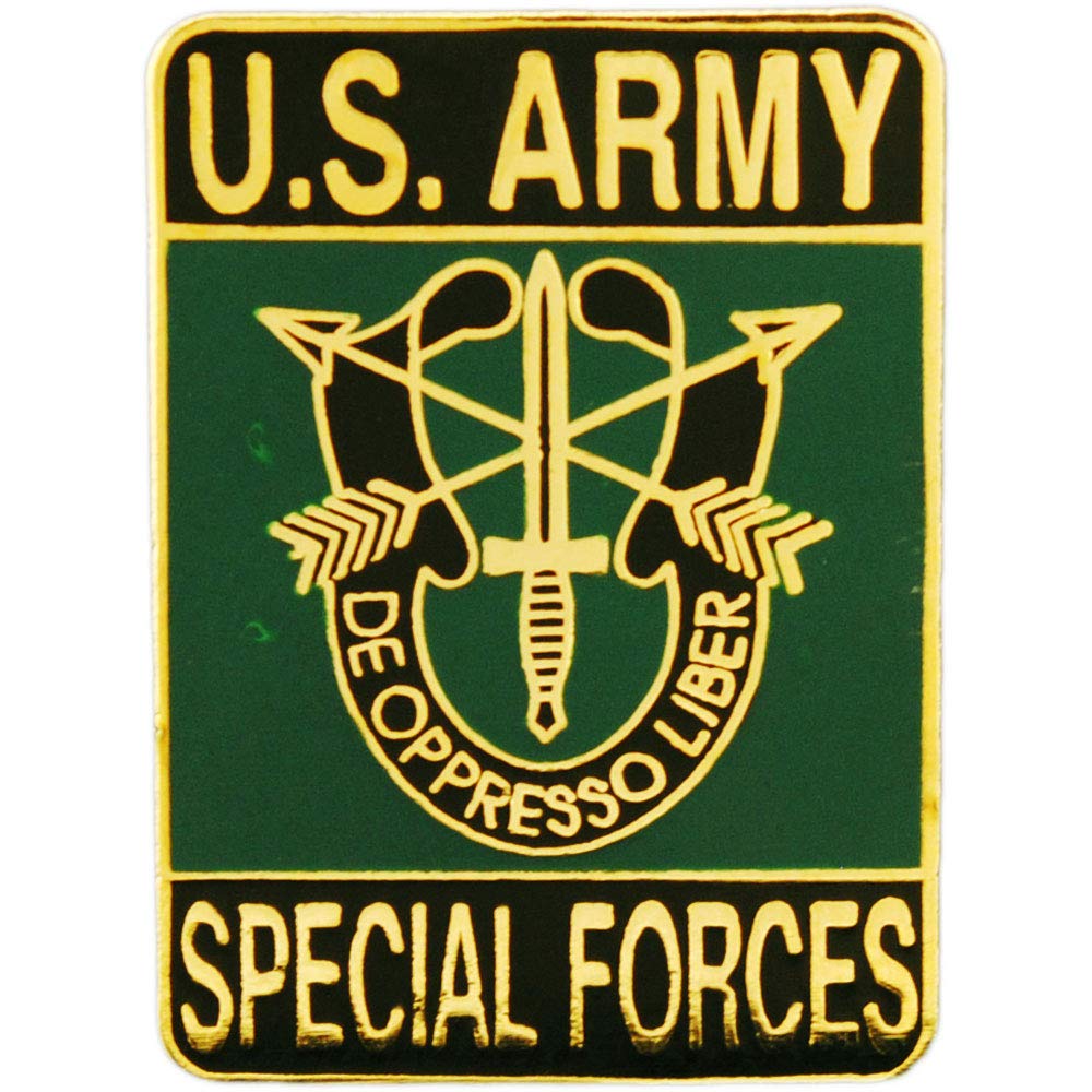 United States Army Special Forces Square 1" Lapel Pin