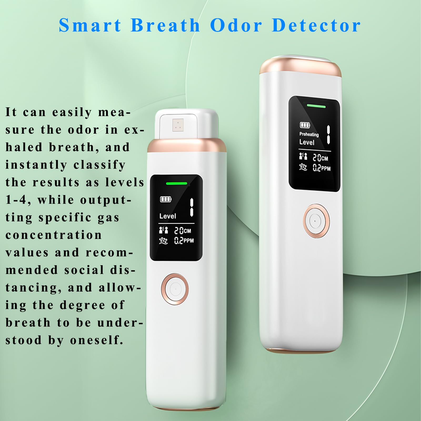 Amazon.com: Bad Breath Tester, Smart Breath Odor Detector,Portable