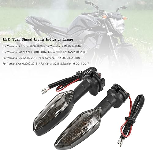 Miniatura 3 de Bruce & Shark Luces intermitentes LED para Yamaha FZ1 N FZ8 FZ6 FZ-6R TDM900 XJ6