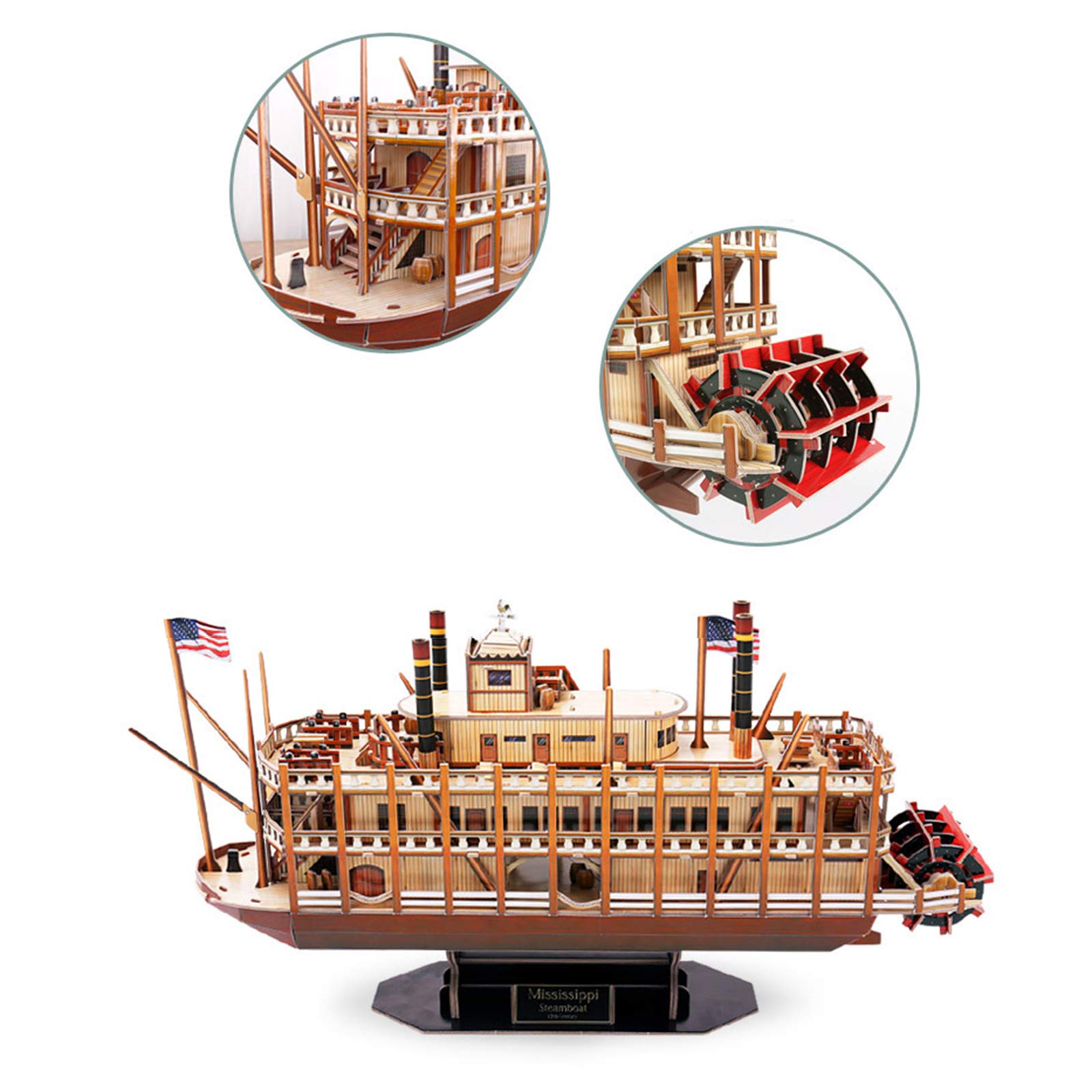 3Dプリント品 船とキューブセット Amazon.co.jp: YMSCIKSJ クリエイティブなクルーズ船モデル