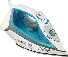 BLACK+DECKER Ferro de Passar Roupa FX3060 1200W Azul e Branco 110V