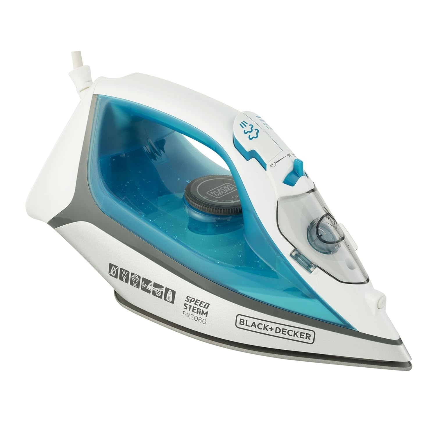 BLACK+DECKER Ferro de Passar a Vapor Azul e Branco 220V FX3060