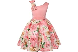 Flower Girls Striped Dress