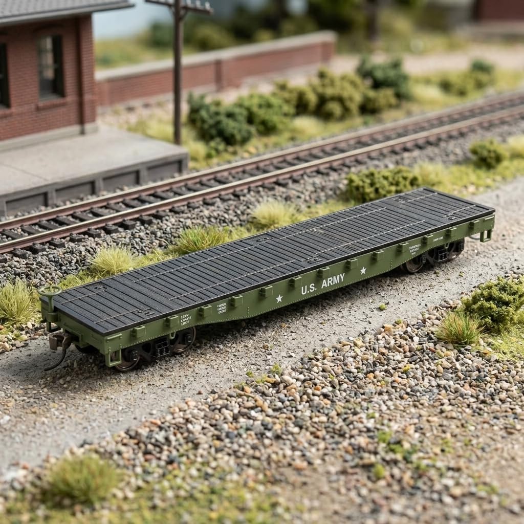 Military Style Scale Vehicle Model Plastic Miniature for Train