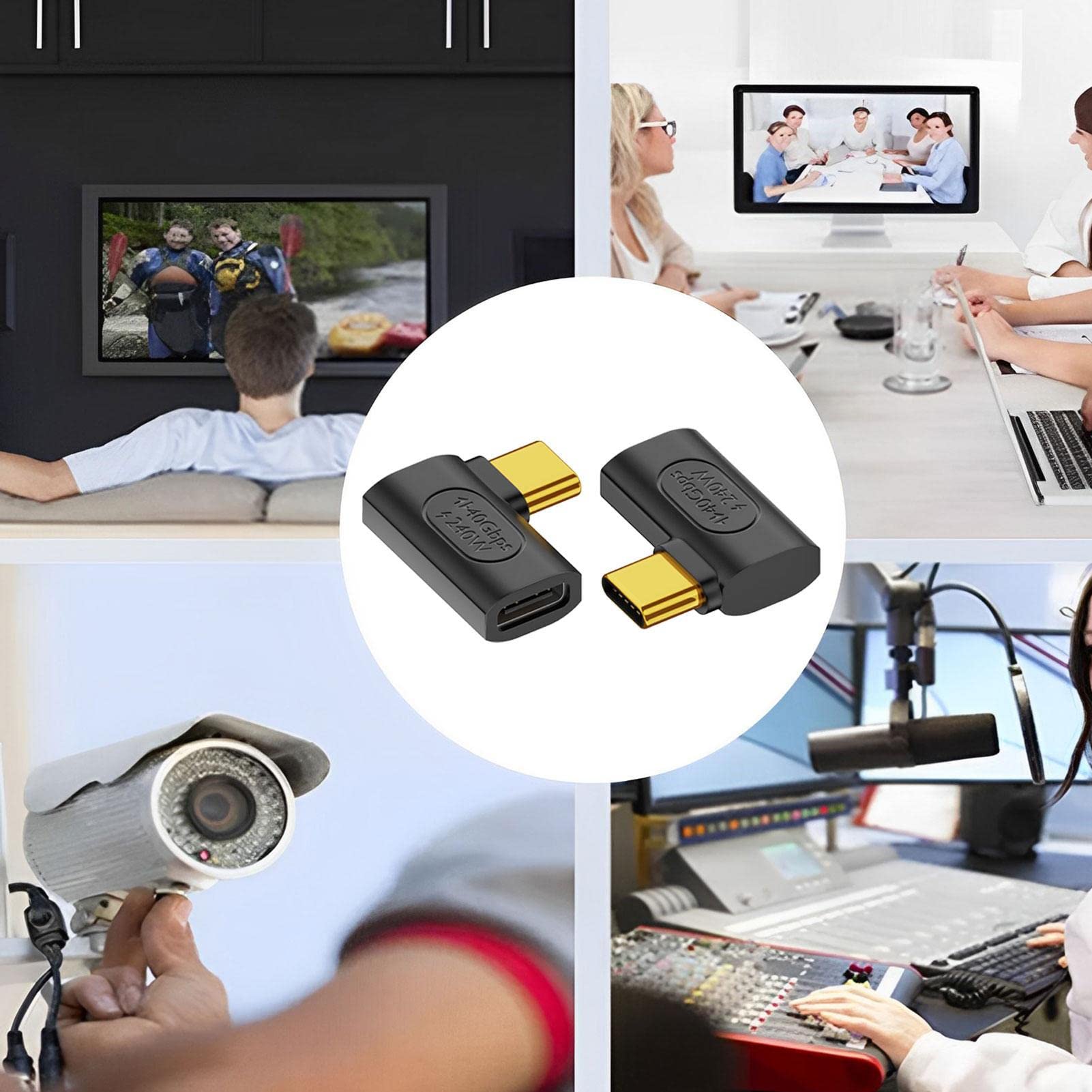 Adattatore USB-C 40 Gbps E 240 W – Ricarica Veloce E Trasmissione 8K Per Laptop, Tablet E Smartphone