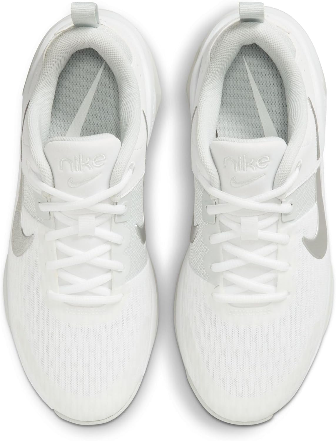 Nike Women's Modern Low-Top Sneakers, White Silver White Metallic Silver Pure Platinum, 9