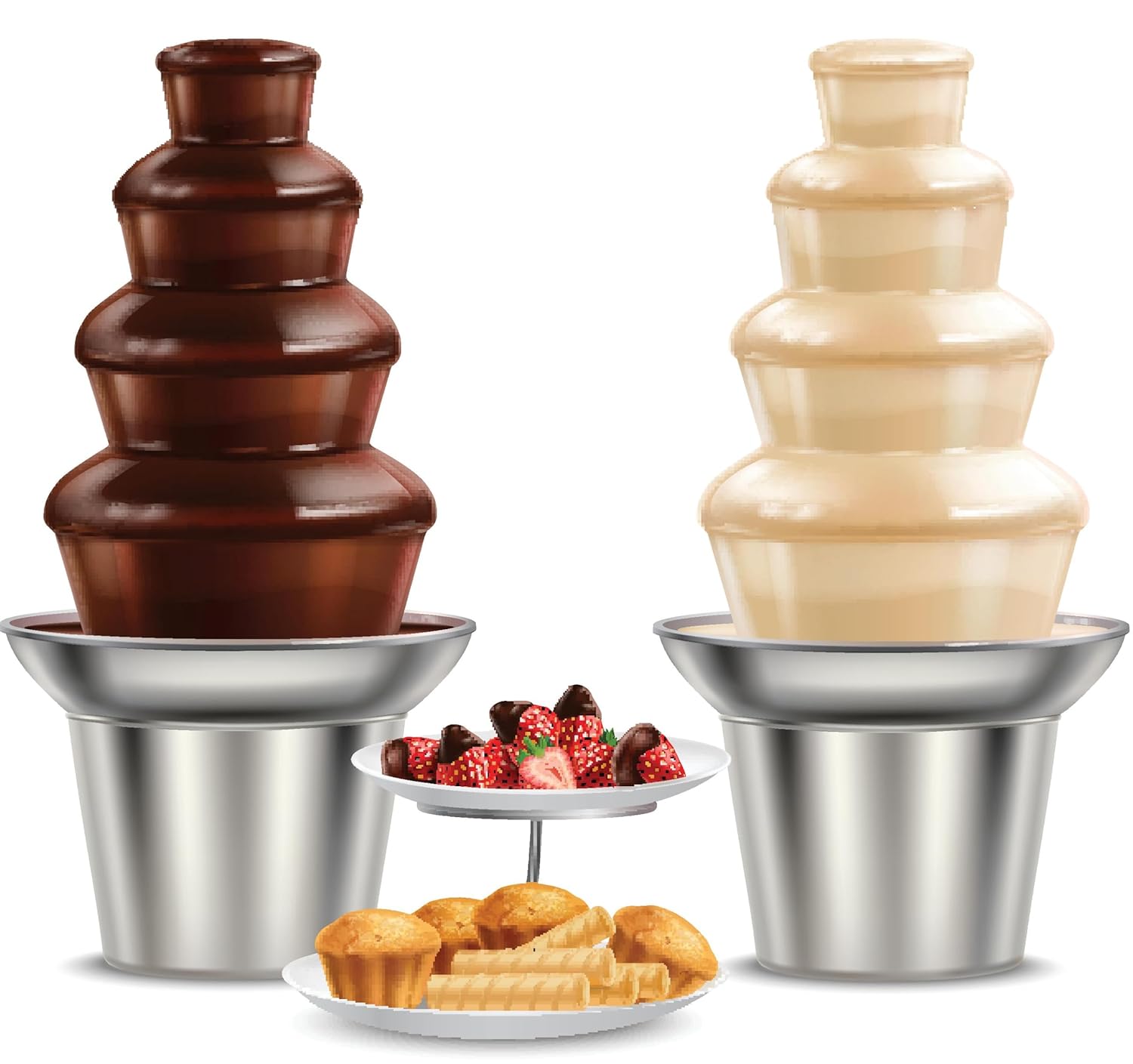 Oasis Supply Merckens Milk Chocolate Melting Wafers – Cocoa Lite Candy Coating for Baking, Molding, Dipping, Drizzling & Candy Making – No Tempering Needed – Dairy, Made in USA - 2 lbs