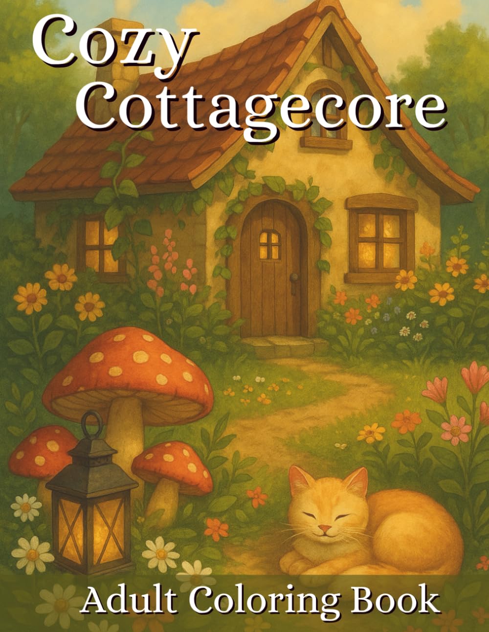 Cozy Cottagecore Coloring Book