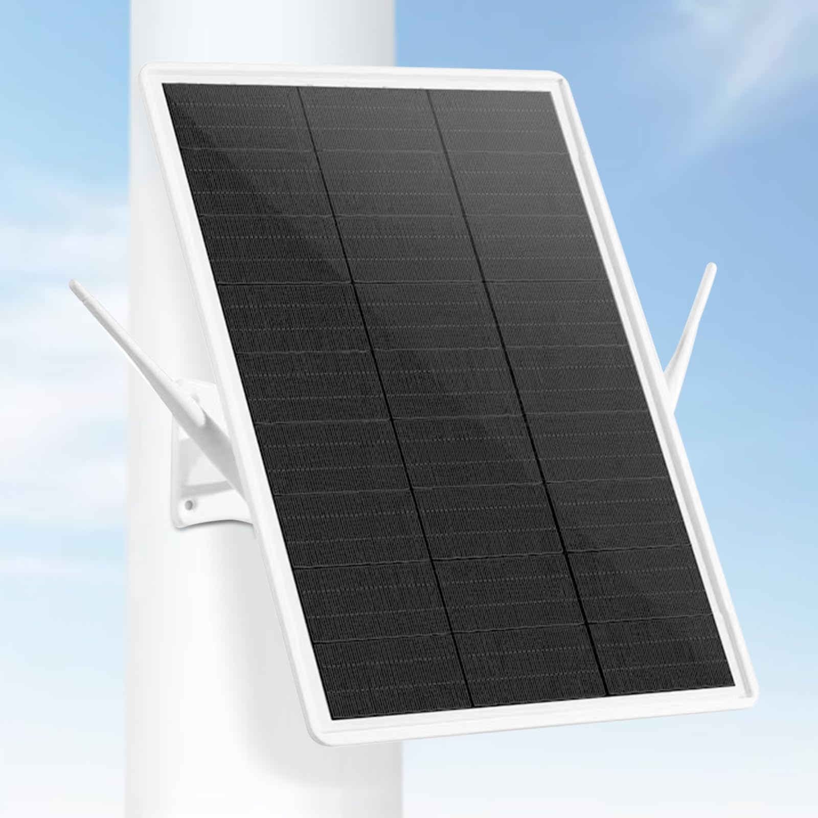 Xega[4 Stück]Überwachungskamera Aussen WLAN Solar, HD PTZ Kabellos IP Kamera Überwachung Außen