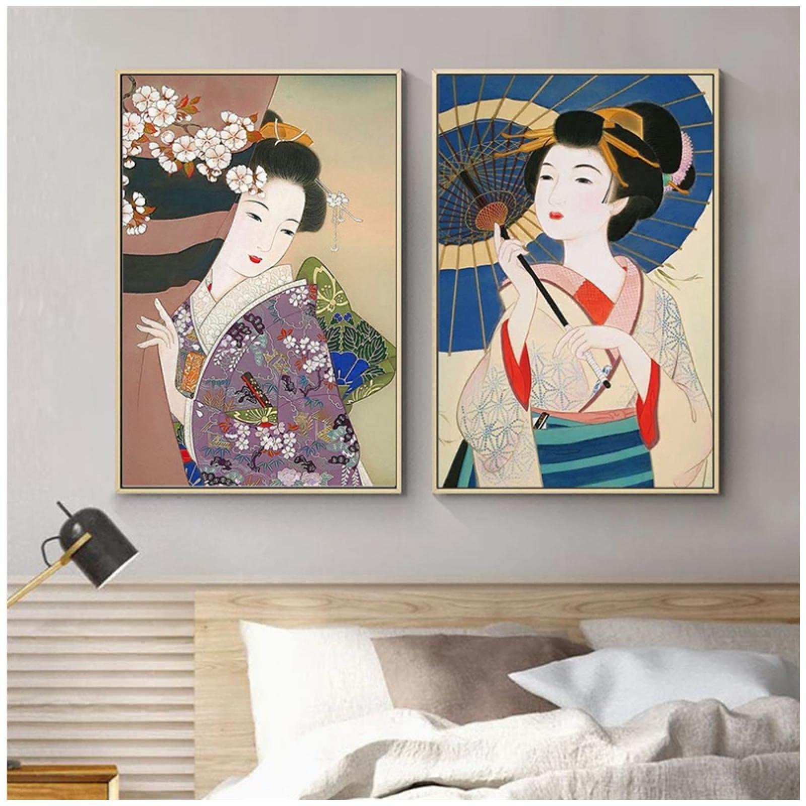 額入りプリント 芸者 セット