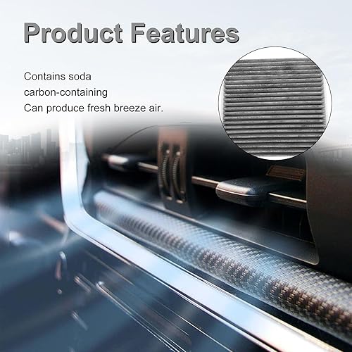 Miniatura 6 de CP182 (CF11182) Reemplazo para filtro de aire de cabina Honda Premium incluye carbón activado, filtro de aire de cabina Fresh Breeze reemplazo para