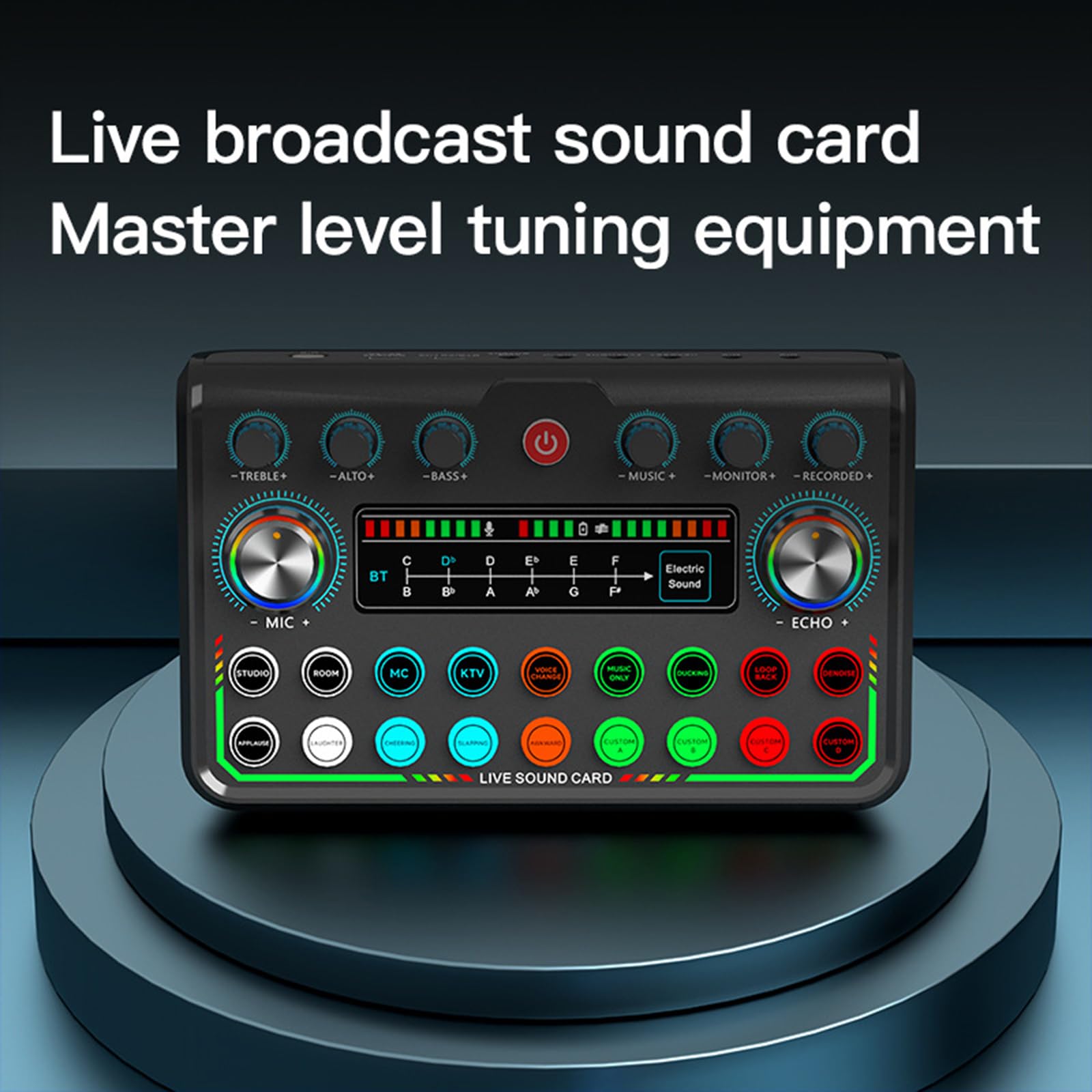 Scheda audio USB Trasmissione Live Scheda audio Avanzata Decodifica Acustica Facile Controllo Per Creatori di Contenuti E Musicisti Interfaccia Audio USB