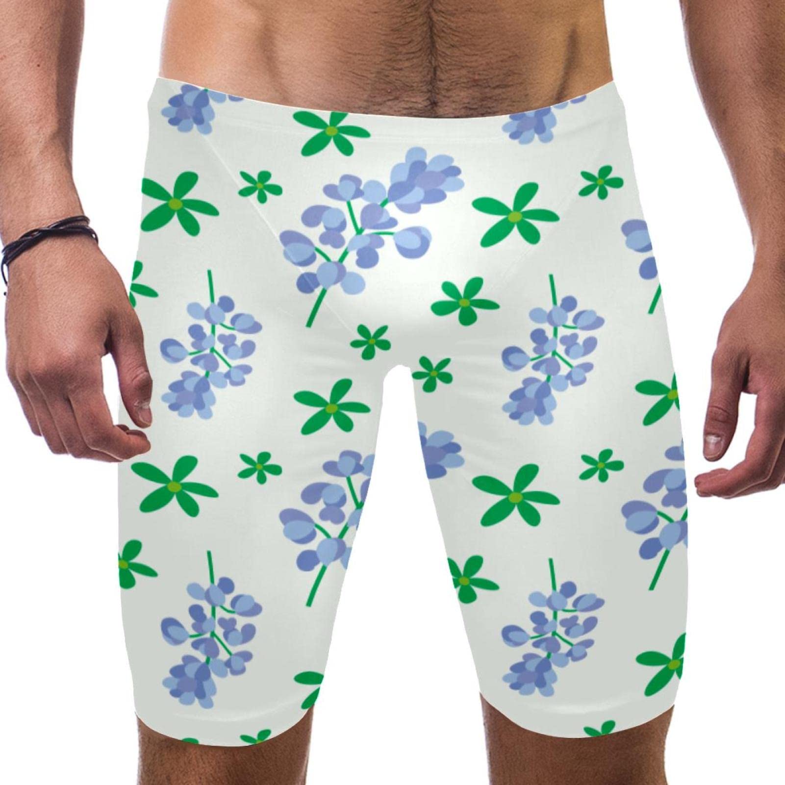 Jammers de natación DAPHL con estampado Bluebonnet de secado rápido 6