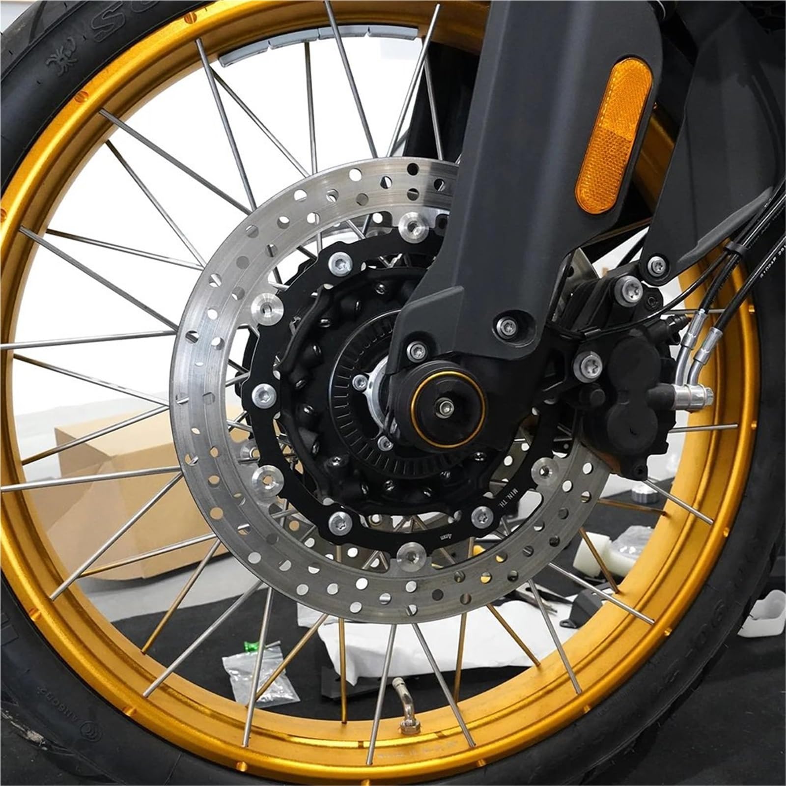 ochraniacze widelca motocyklowego Pasuje do Royal Enfield Himalayan 450 ADV 2024 2025 2026 przednia oś motocykla widelec Crash Pad Protector suwak