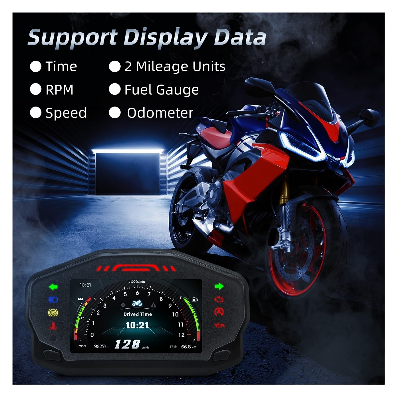 Tachimetro Per moto con tachimetro, indicatore di