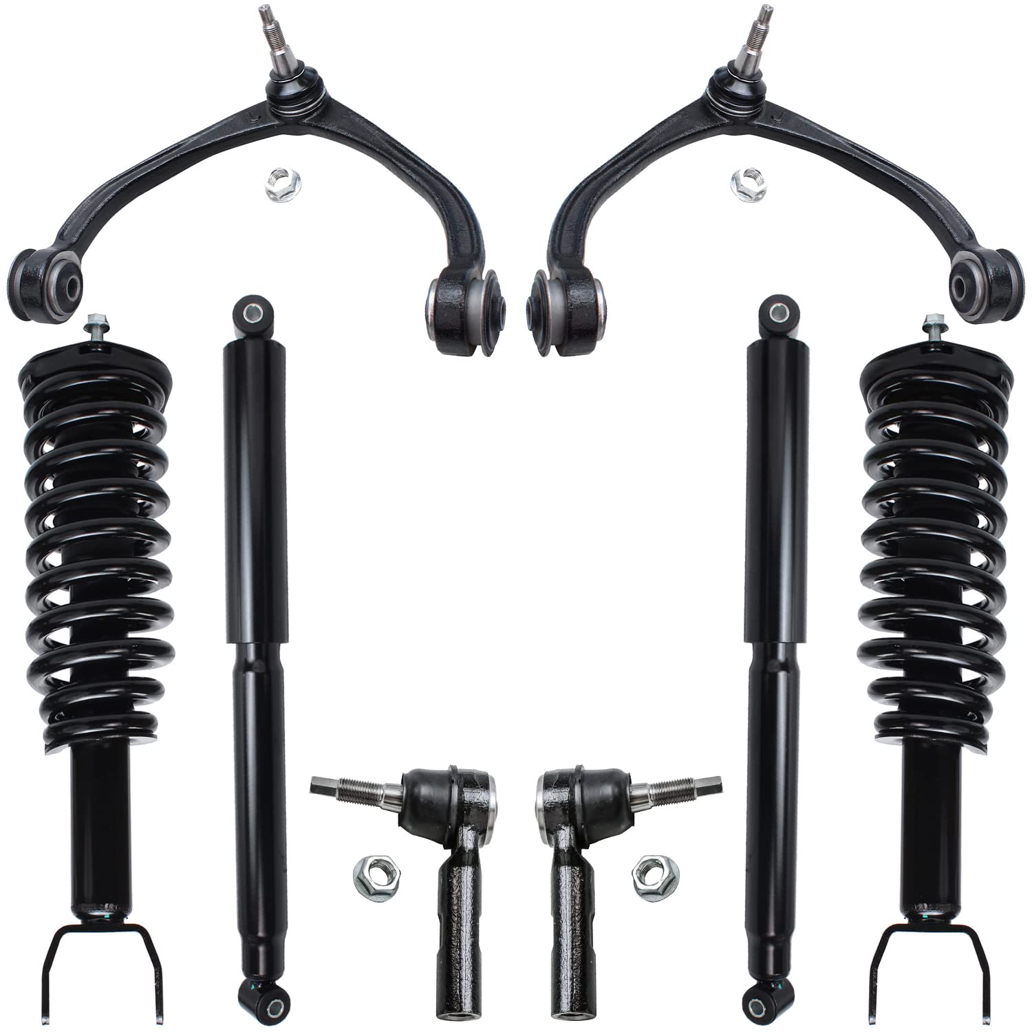 Detroit Axle - 2WD Front End Kit for 05-09 Dodge Dakota Mitsubishi Raider