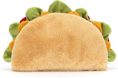 Miniatura 3 de Jellycat Amuseables - Juguete de peluche de taco, 6.5 pulgadas, peluche de comida, idea de regalo divertida