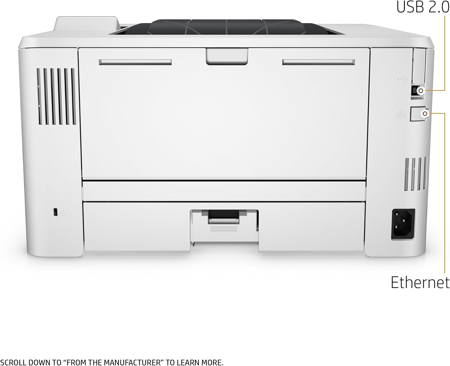 HP Laserjet Pro M402n Monochrome Printer, (C5F93A) (Renewed)