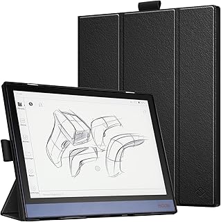 Fintie Trifold Case Compatible with BOOX Note Air 2 (2021) & BOOX Note Air 2 Plus (2022) Tablet 10.3 inch - Ultra Lightweight Slim Shell Foldable Stand Cover with Auto Sleep/Wake, Black