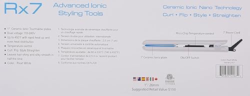 Miniatura 5 de Rx7 Plancha plana roja metálica profunda de 1 pulgada