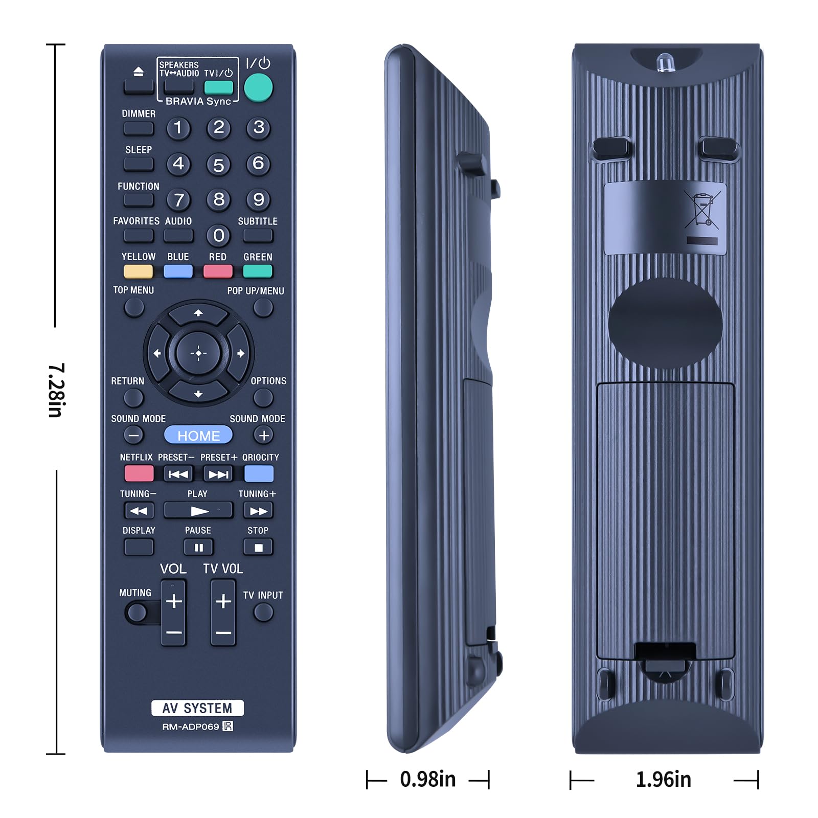 Telecomando Sony RM-ADP069 Per Sistemi BDV-E770W - Foto 4