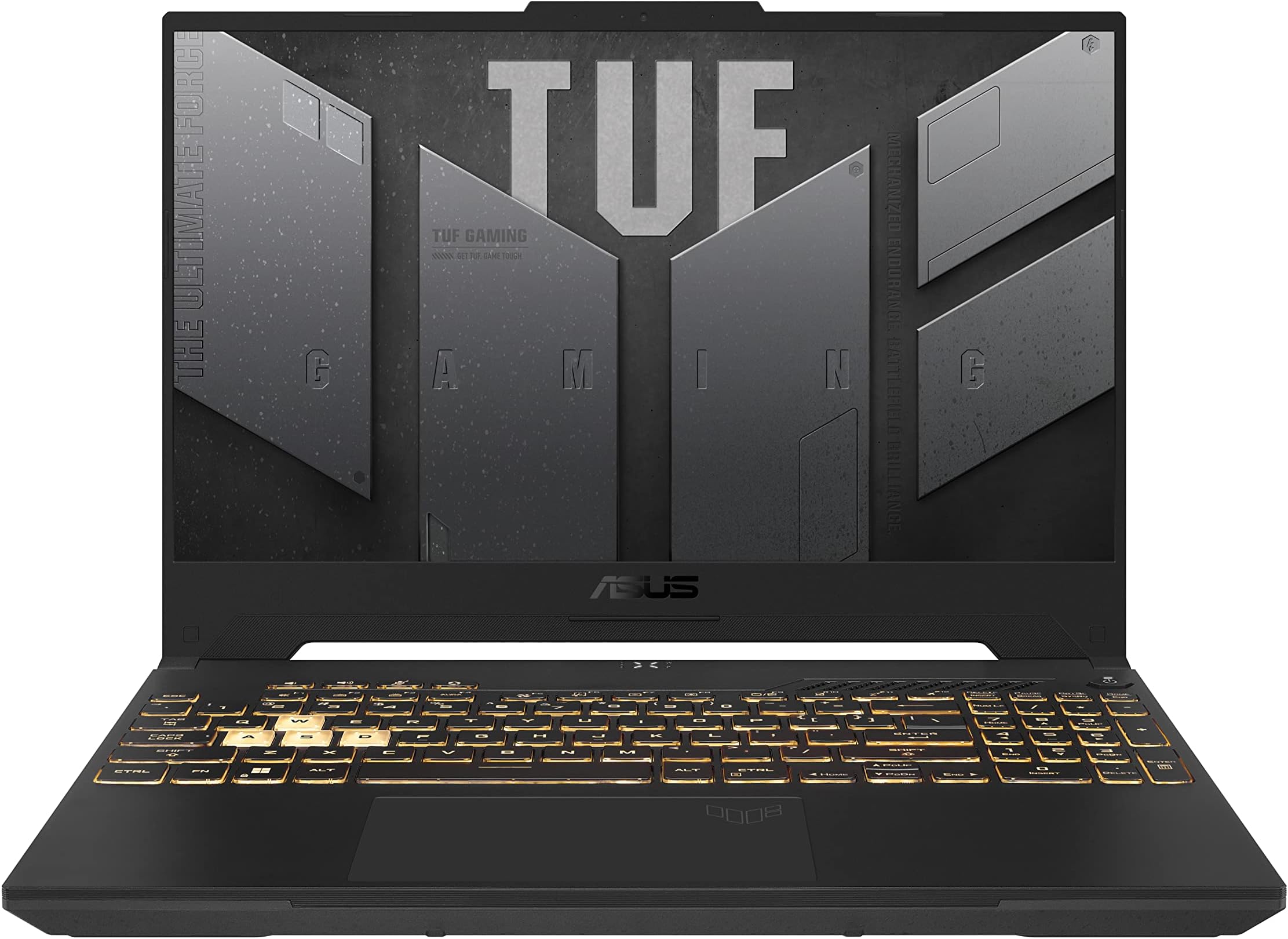 ASUS TUF Gaming A15 (2022), 15.6"(39.62 cms) FHD 144Hz, AMD Ryzen 7 6800H, 4GB RTX 3050 Ti Graphics, Gaming Laptop (16GB/512GB SSD/90WHrs Battery/Win 11/with Office/Jaeger Gray/2.2 kg), FA577RE-HN055WS