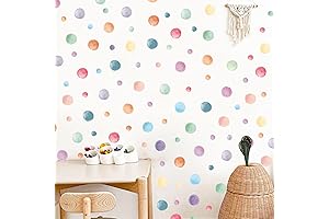 Wall Stickers Polka Dots Decals for Kids Bedroom Playroom