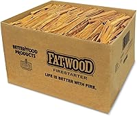 Vista 11 de Better Wood Products 1 paquete de palos de inicio de fuego de madera fatwood, chimenea y fogatas, 35 libras
