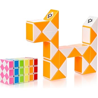 Cubixs Magic Snake - 24 blocks, Orange