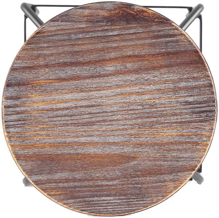 Miniatura 4 de LOKKHAN American Antique Steampunk Deco Taburete de bar industrial vintage retro elegante diseño de boca de incendios ajustable giratorio para