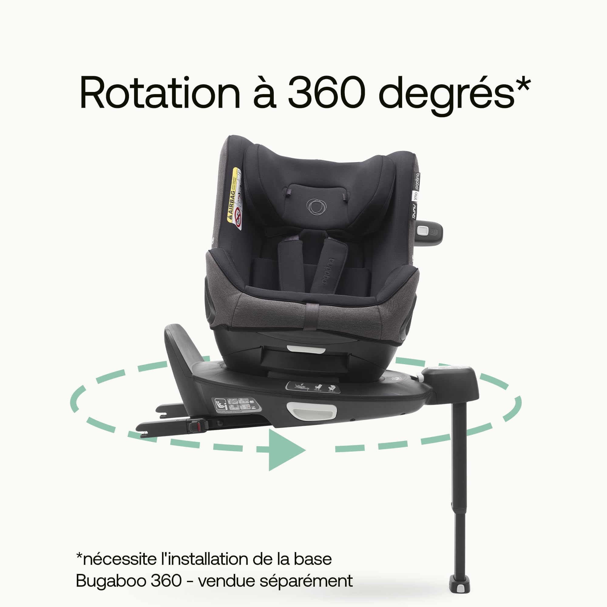Bugaboo Owl by Nuna Siège auto de la naissance à 4 ans, 0-18 kg groupe 0+/2
