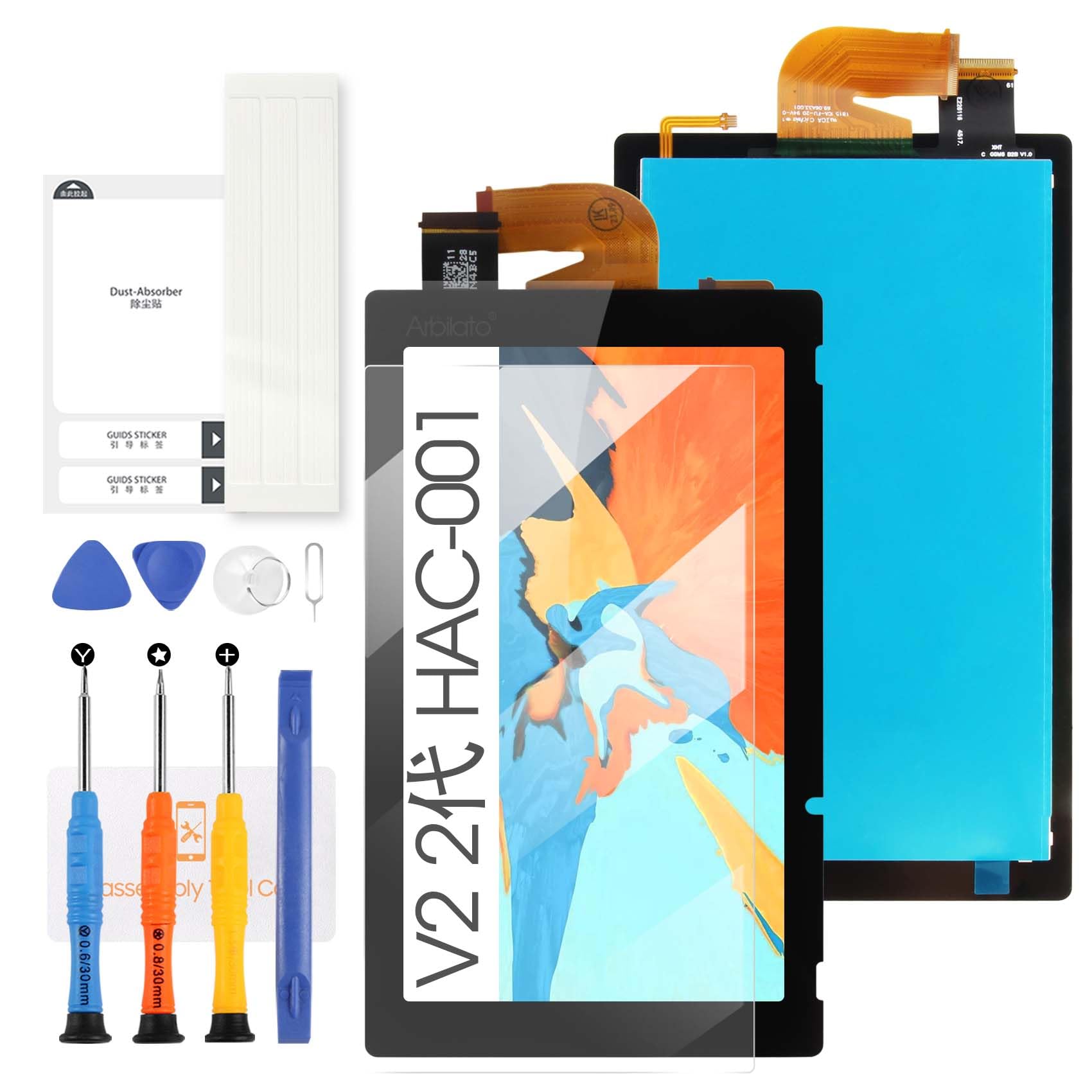 6586 ニンテンドースイッチ Amazon.com: Screen for Nintendo Switch Screen Replacement