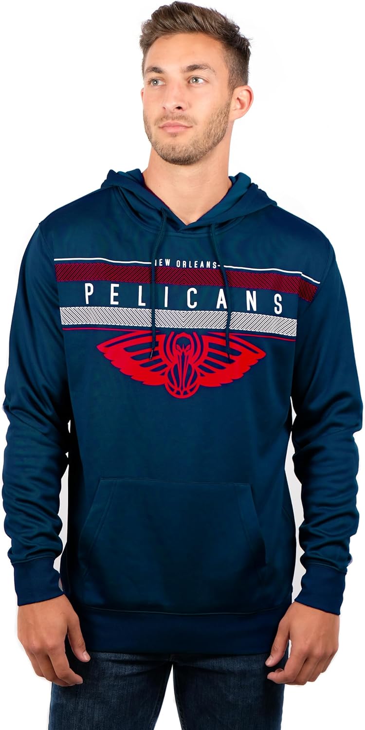 Ultra Game Men's NBA Official Super Soft Midtown Hoodie Sweatshirt - Image 2