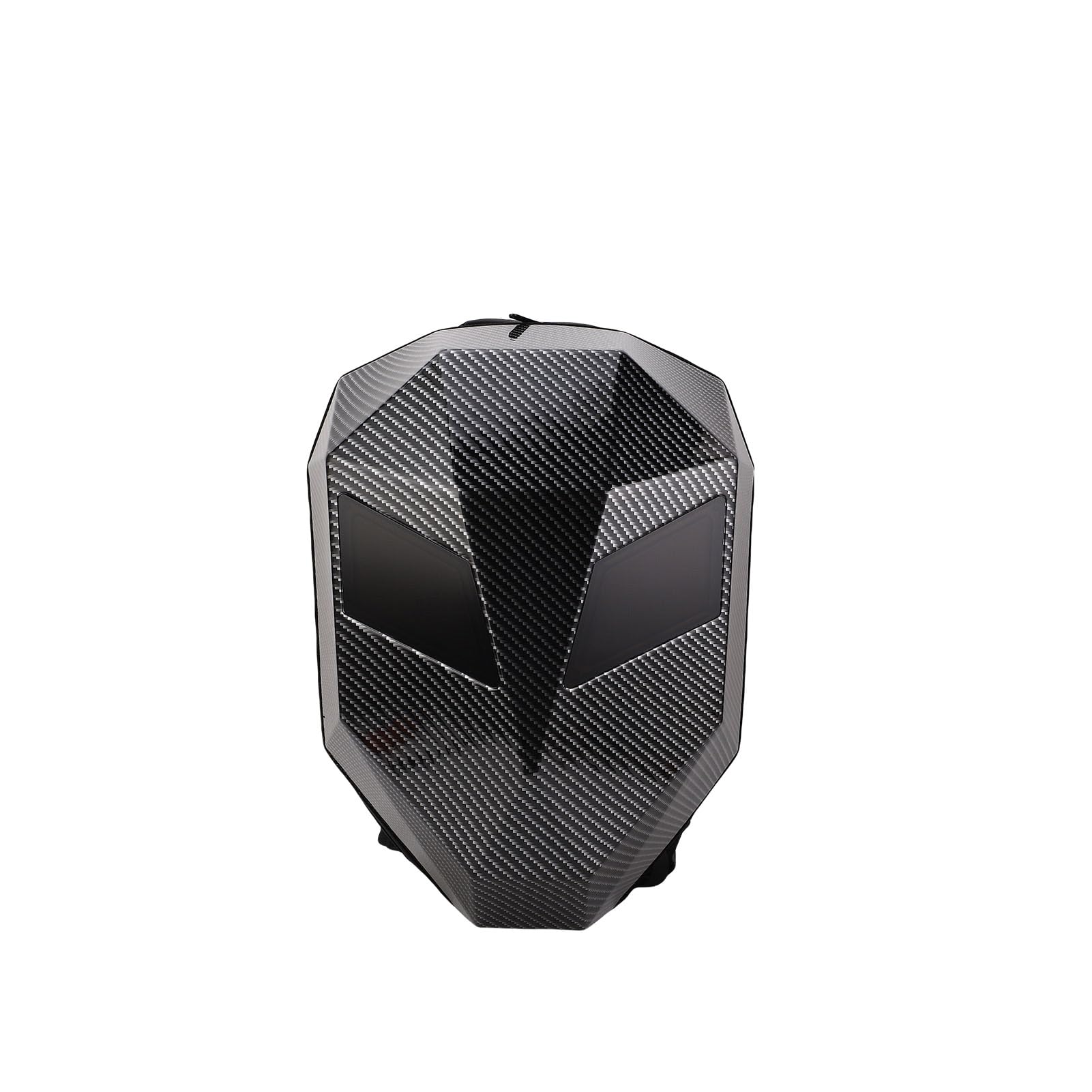 EMUKOEP Zaino da moto a LED con design rigido 3D, borsa per laptop con schermo programmabile APP fai da te per uomini e donne, impermeabile