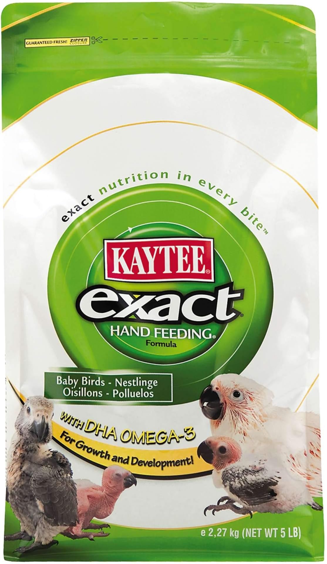 Kaytee Exact Hand Feeding Formula Parrot - 5lb, Pack of