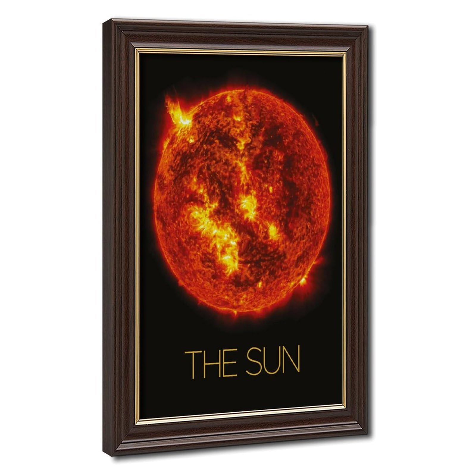 Bareronor Sun Vast Galaxy Canvas Poster Bedroom Decor Landscape Office Room Decor Gift 16" L X 24" W