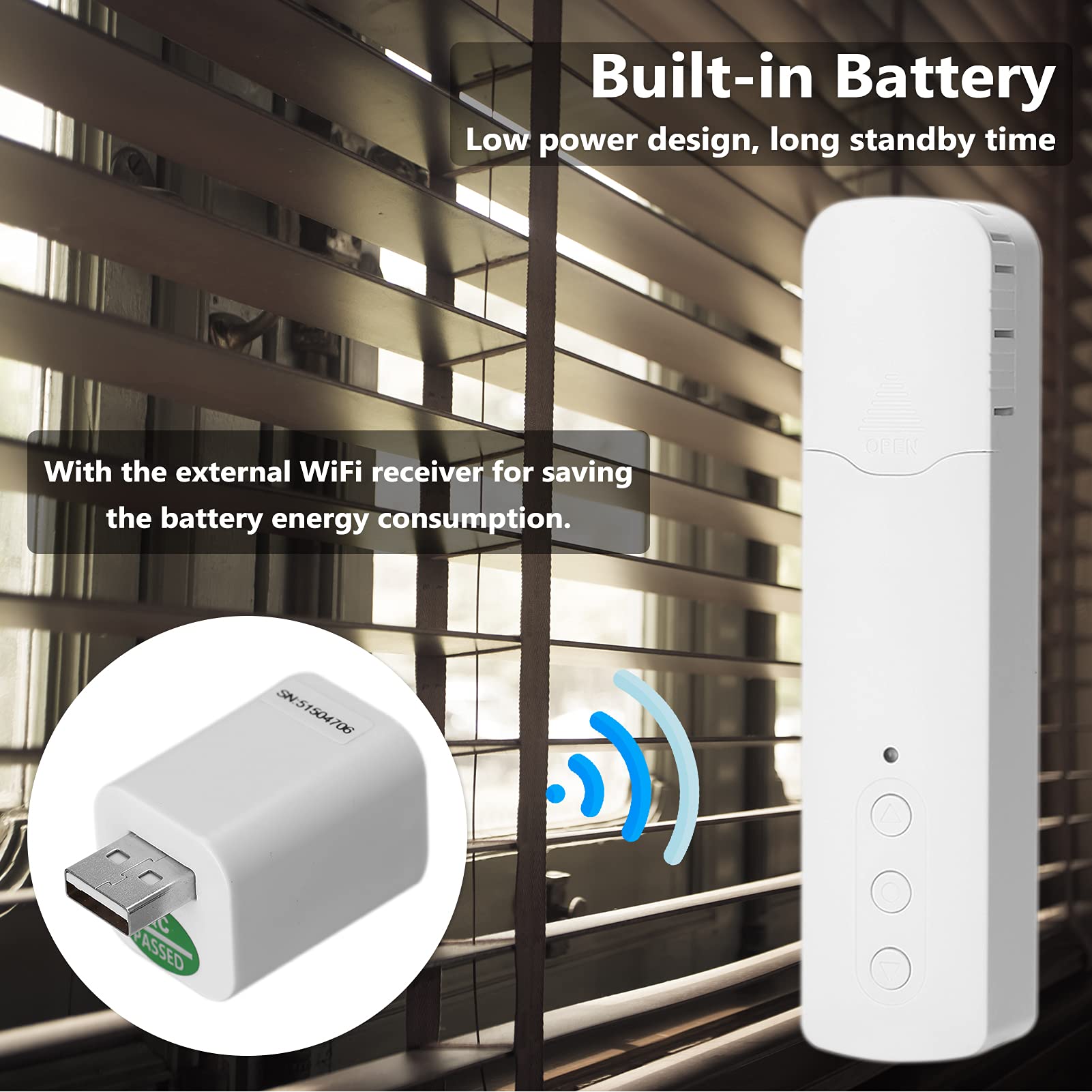 Amazon.co.jp: ROWCES TM616EGB Tuyaw-i-f-i充電式インテリジェント