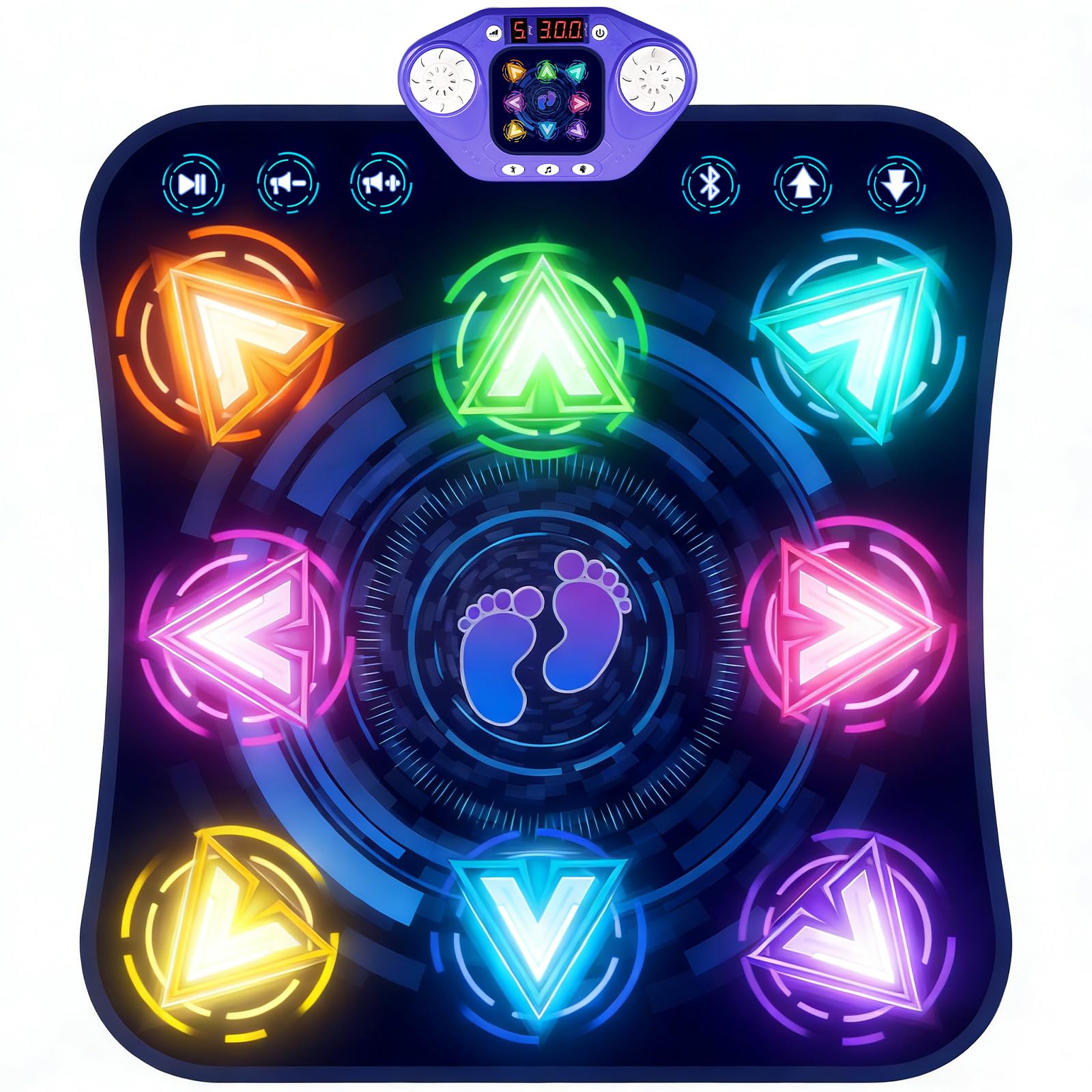 Photo 1 of Electronic Dance Mats with LED Light & Wireless Bluetooth for Girls 4-8