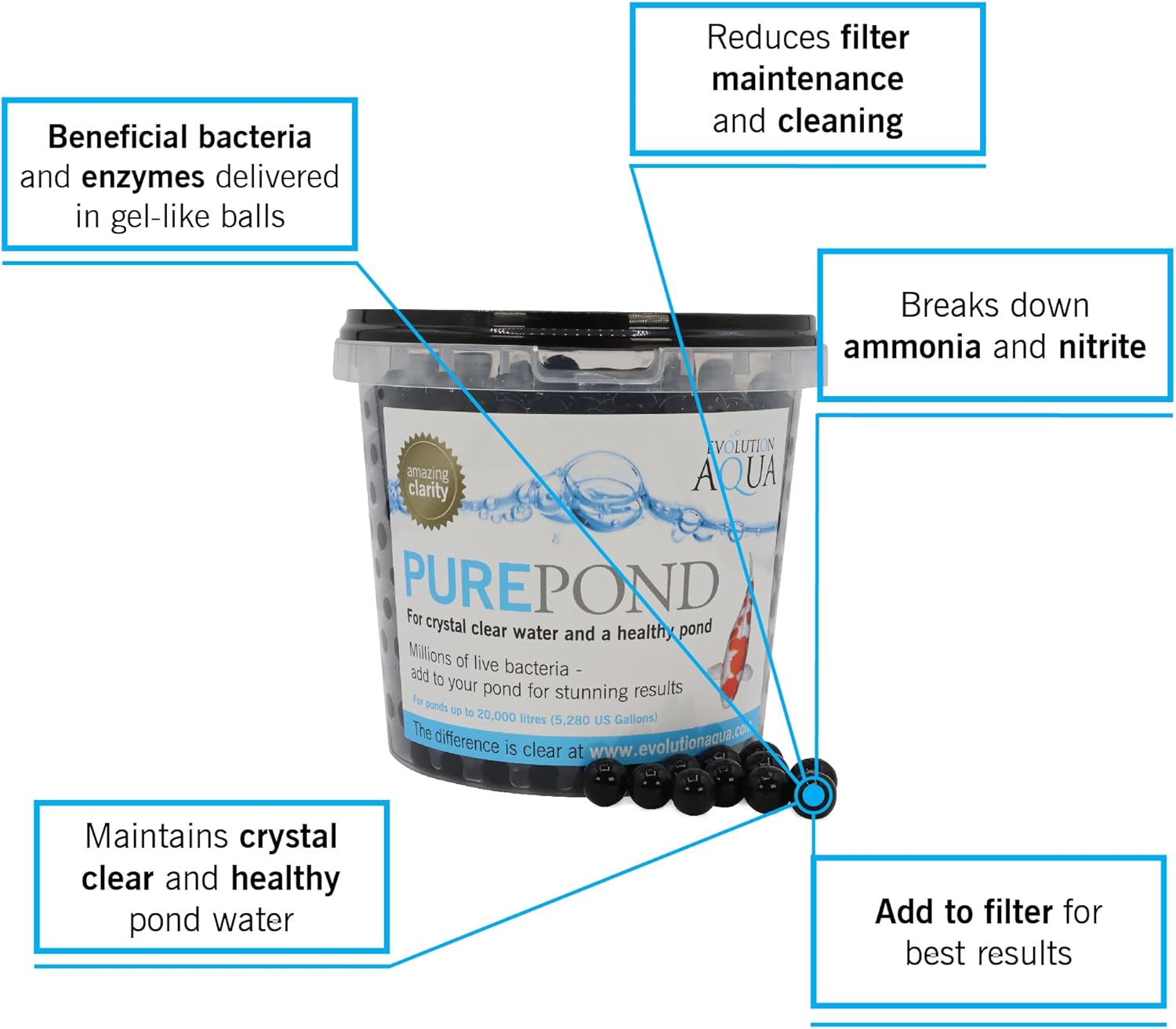 Evolution Aqua Pure Pond 1 Liter