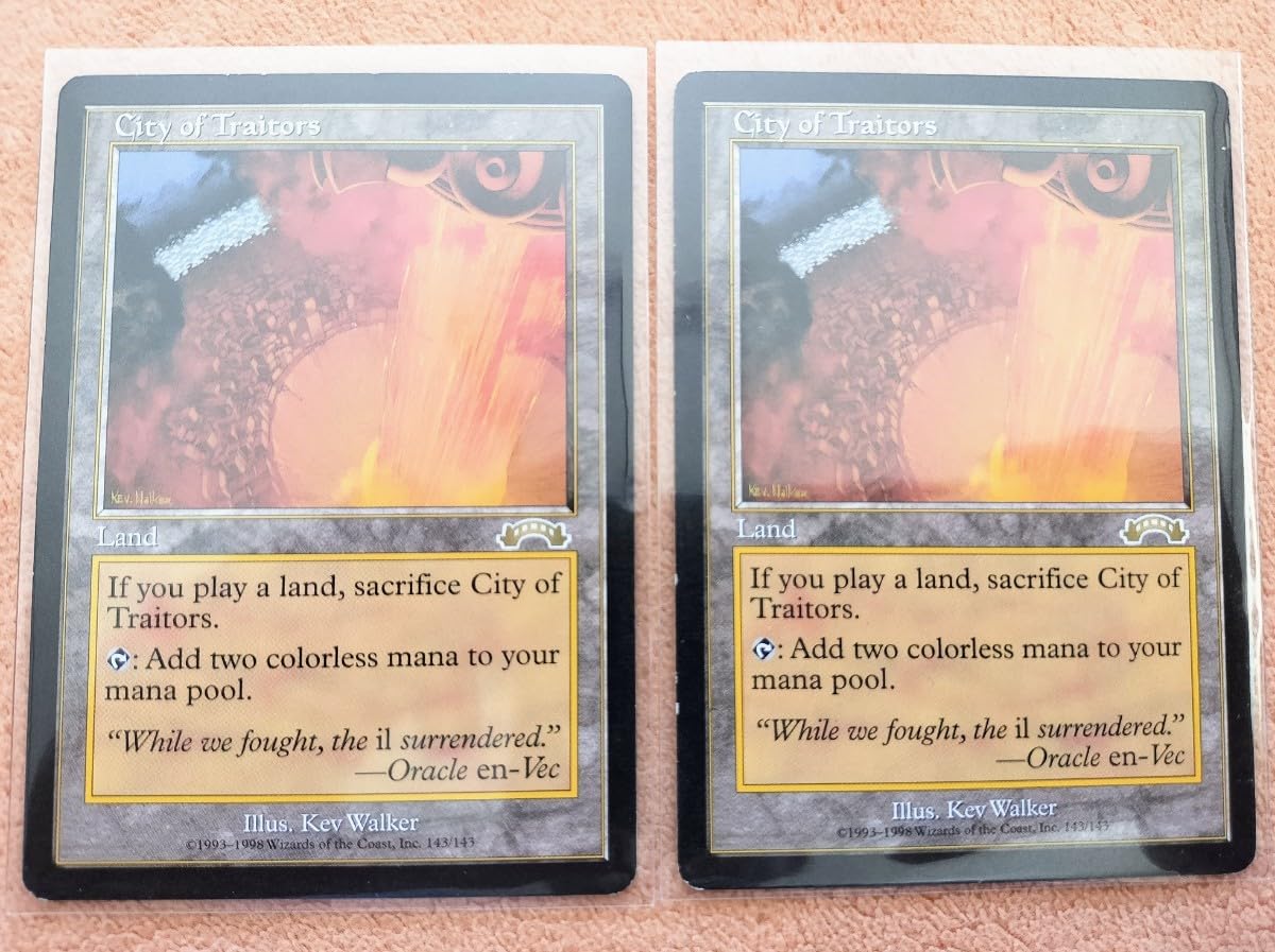 【MTG】裏切り者の都/City of Traitors 2枚セット
