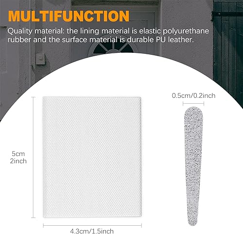 Miniatura 2 de Paquete de 10 sellos de esquina para puerta, burletes de jamba de puerta exterior, tapones de cuña, sellos de espuma para aislamiento de ruido y