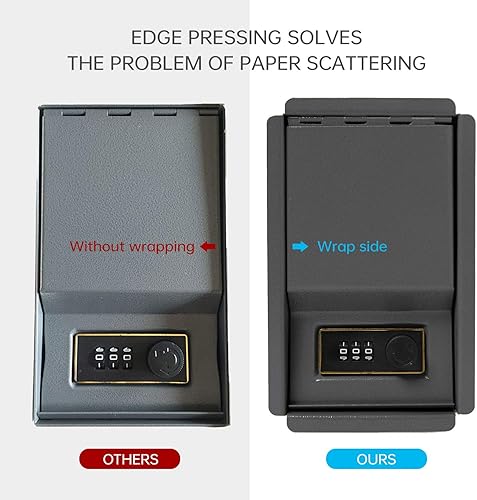 Miniatura 4 de Libro de transferencia de papel real seguro para joyas, dinero y efectivo, hueco con compartimento oculto, llave y cerradura con combinación